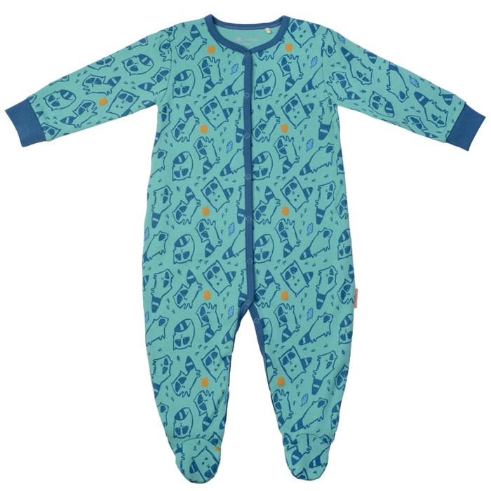 Комбинезон для мальчика, рост 68 см, цвет бирюзовый 172-006-34