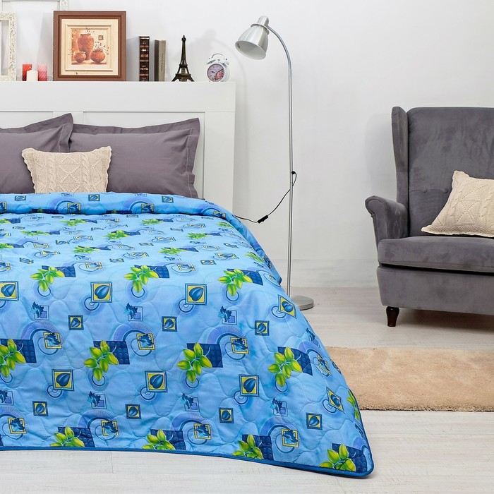 Покрывало Миледи 2 сп 180 х 210 см Ричард, пэ100%, сумка ПВХ на молнии