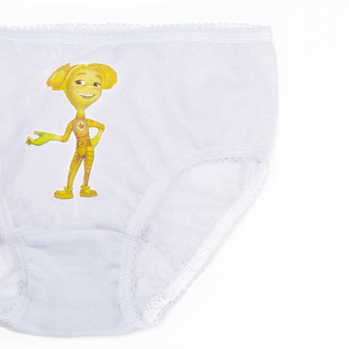 Трусы для девочки "Шпуля", рост 60 см, цвет белый с883Шпуля_М
