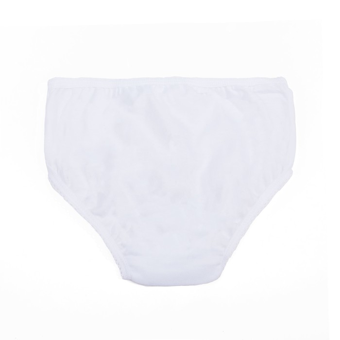 Трусы для девочки "Шпуля", рост 60 см, цвет белый с883Шпуля_М