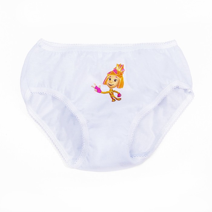 Трусы для девочки "Симка", рост 56 см, цвет белый с883Симка_М