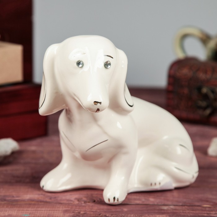 Копилка Собака Такса мини Гл.Б.