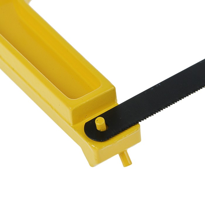 Ножовка по металлу TOPEX, 300 мм, алюминиевый, два положения, отсек для запасных полотен