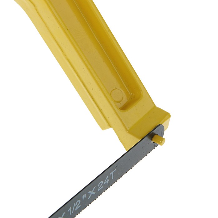 Ножовка по металлу TOPEX, 300 мм, алюминиевый, два положения, отсек для запасных полотен