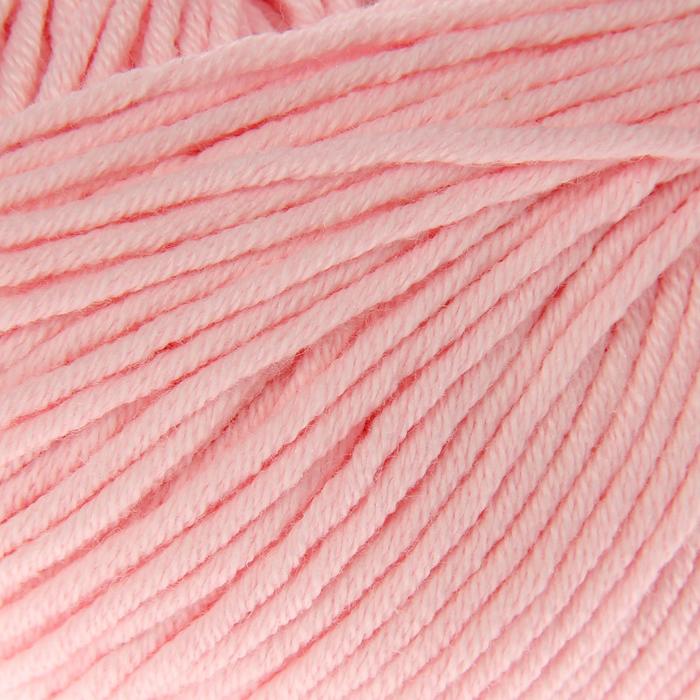 Пряжа "Baby Cotton XL" 50% хлопок, 50% полиакрил 105м/50гр (3411 неж. розов)