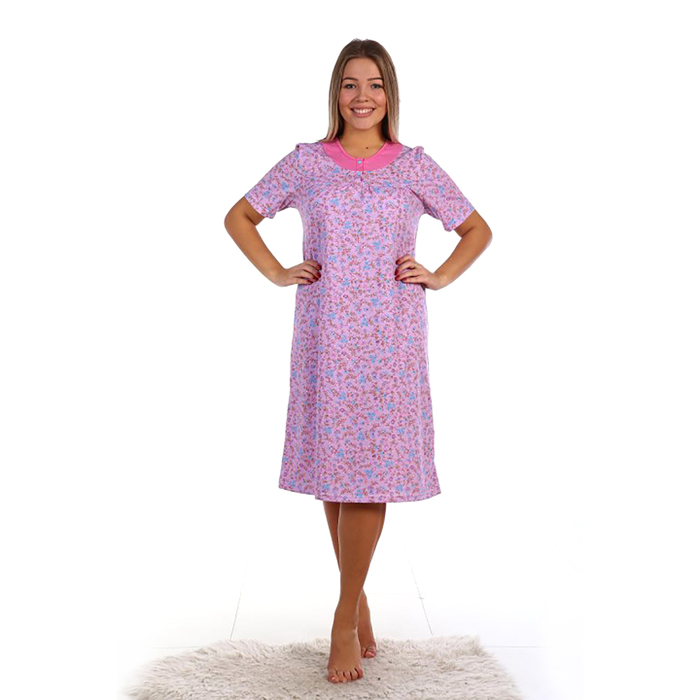 Сорочка женская НС163 цвет МИКС, р-р 50