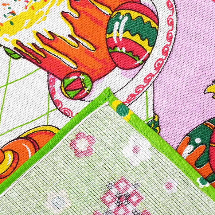 Набор полотенец DomoVita ПАСХА, цвет зелёный, 50х70 см 4 шт в коробке