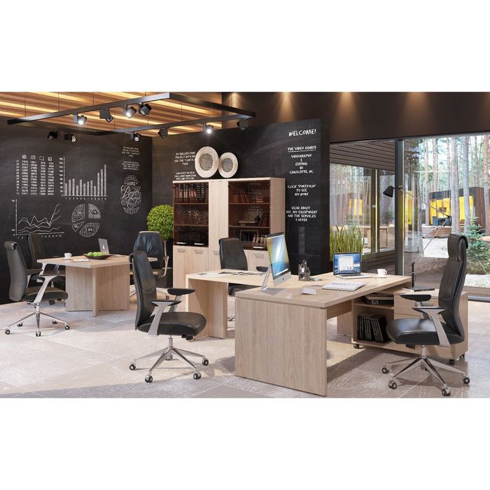 Тумба приставная TORR-Z TLC-3D, дуб девон