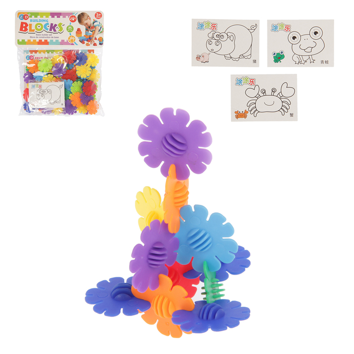 Мини-конструктор «Хлопья», 96 деталей