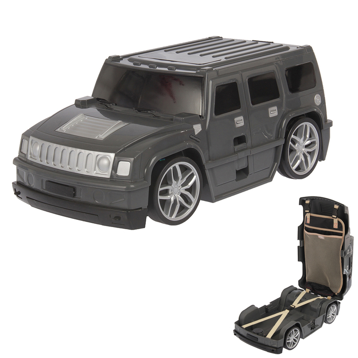 Машина-чемодан "Джип", на радиоуправлении, цвета МИКС