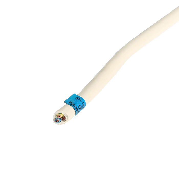 Провод "ПромЭл", ПВС, 3х1.5, 10 м, белый