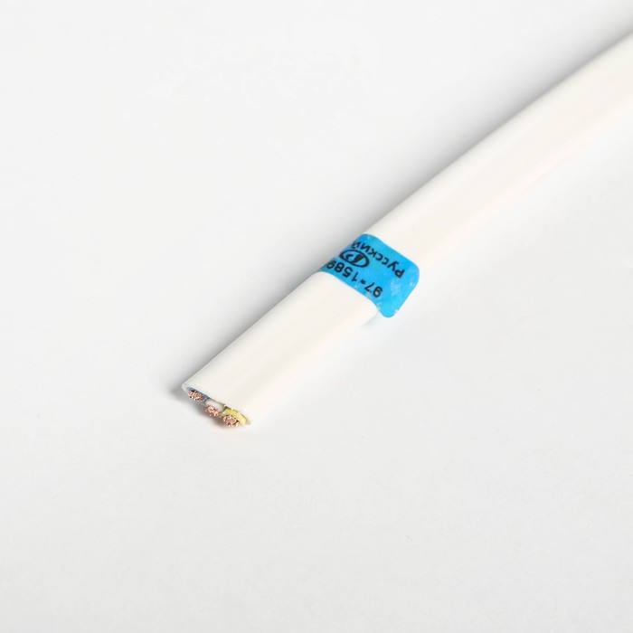 Провод "РЭМЗ", ПУГСП, 3х2.5, 20 м, белый