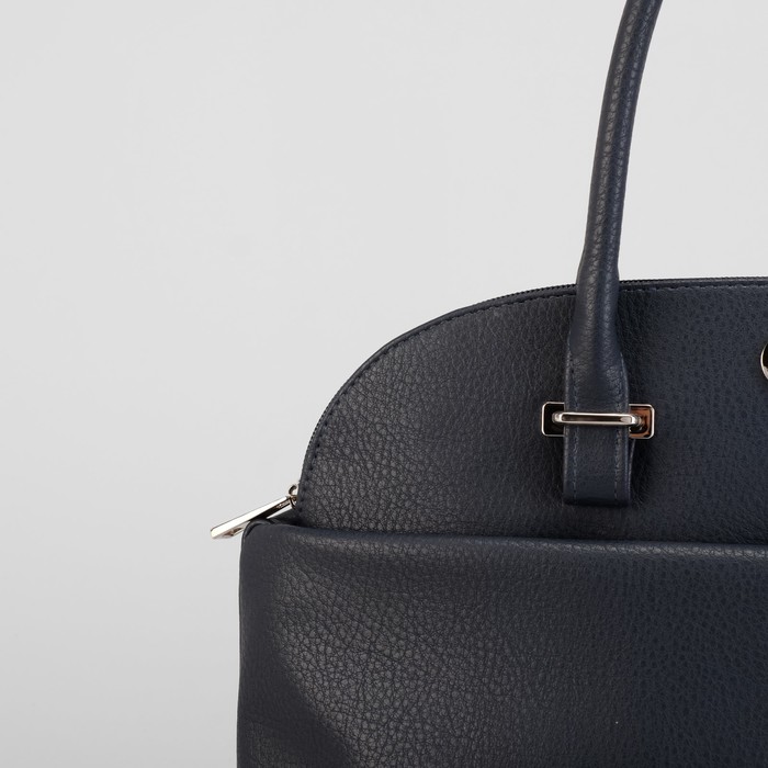 Сумка женская, отдел на молнии, цвет тёмно-синий