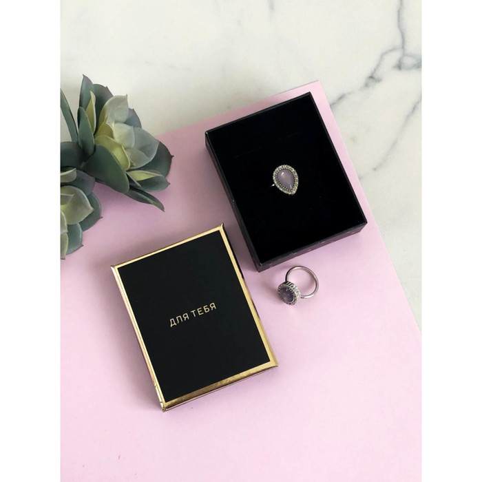 Подарочная коробочка под кулон/серьги/кольцо с тиснением «Любовь», 7 × 9 × 2,8 см