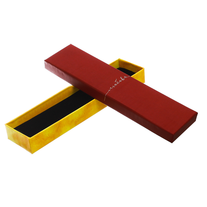 Коробочка под браслет с тиснением «Любовь», 4,5 х 20 х 2,2 см