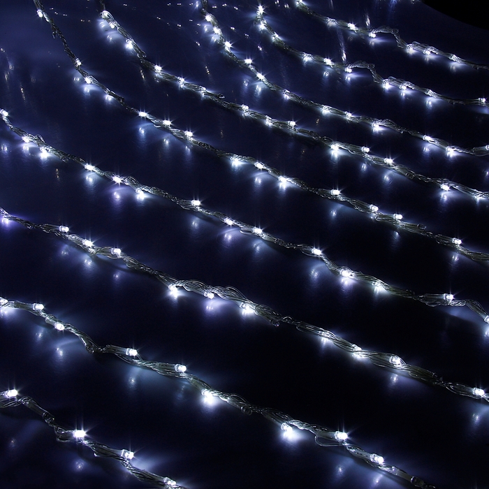 УЦЕНКА Гирлянда "Дождь" Ш:2 м, В:3 м, Н.С. LED-800-220V, контр. 8 р, БЕЛЫЙ