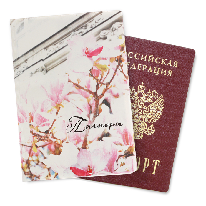 Обложка для паспорта "Сакура"