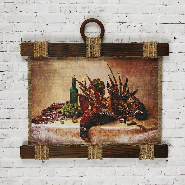 Сувенир свиток "Натюрморт с фазанами"