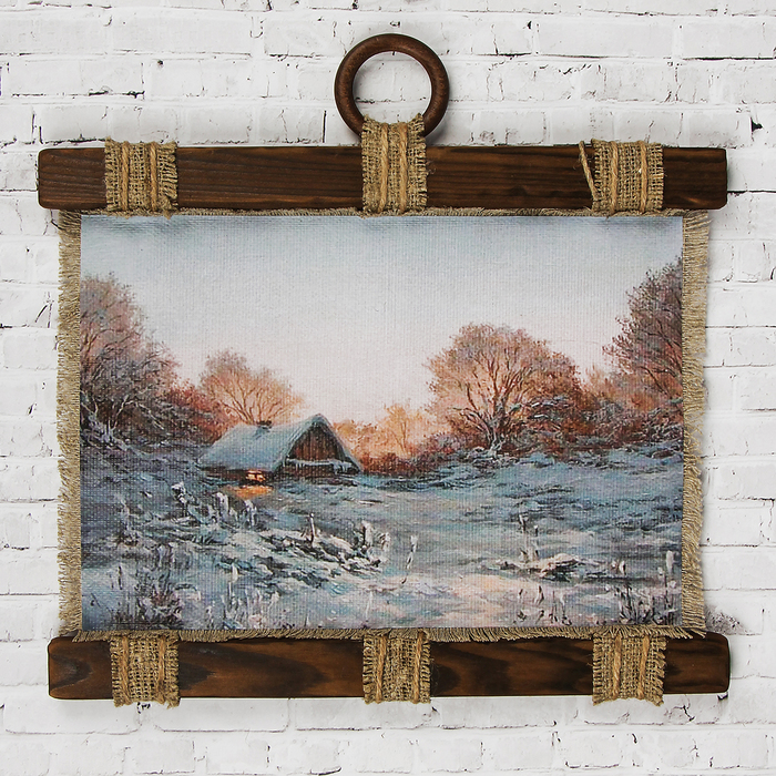 Сувенир свиток "Зимний пейзаж"