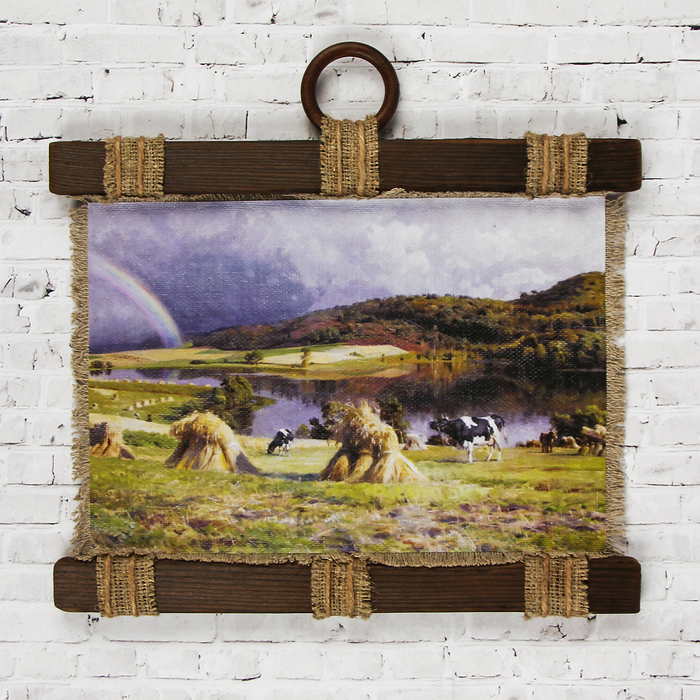 Сувенир свиток "Снопы и коровы"