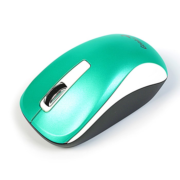 Мышь Genius NX-7010, беспроводная, симметричная, 1600dpi, тёмно-зелёная