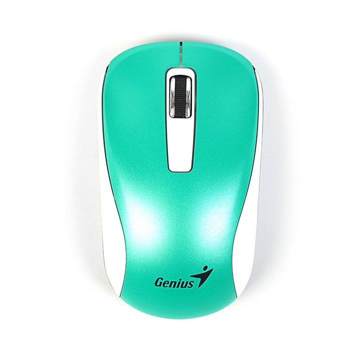 Мышь Genius NX-7010, беспроводная, симметричная, 1600dpi, тёмно-зелёная