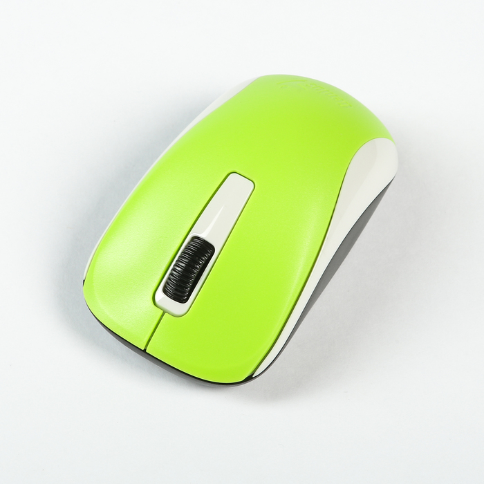 Мышь GENIUS NX-7005, беспроводная, симметричная, 1200dpi, сенсор BlueEye, зеленая