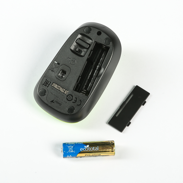 Мышь GENIUS NX-7005, беспроводная, симметричная, 1200dpi, сенсор BlueEye, зеленая