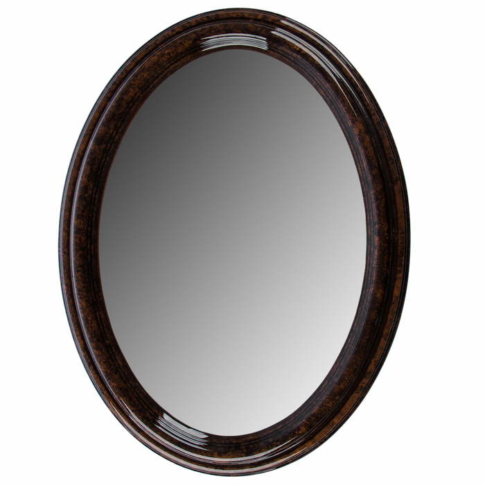 Зеркало «Овальное», размер отображения 65х45 см, тёмный гранит