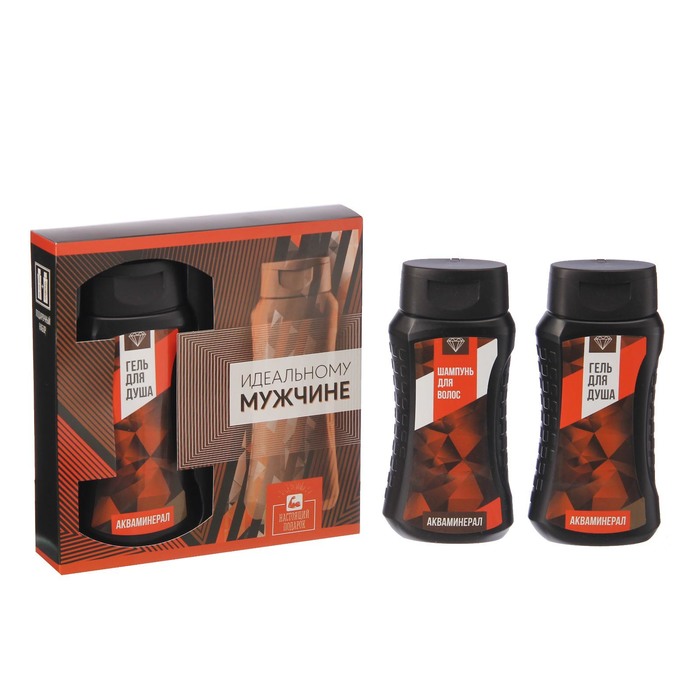 Подарочный набор "Идеальному мужчине": гель для душа, шампунь