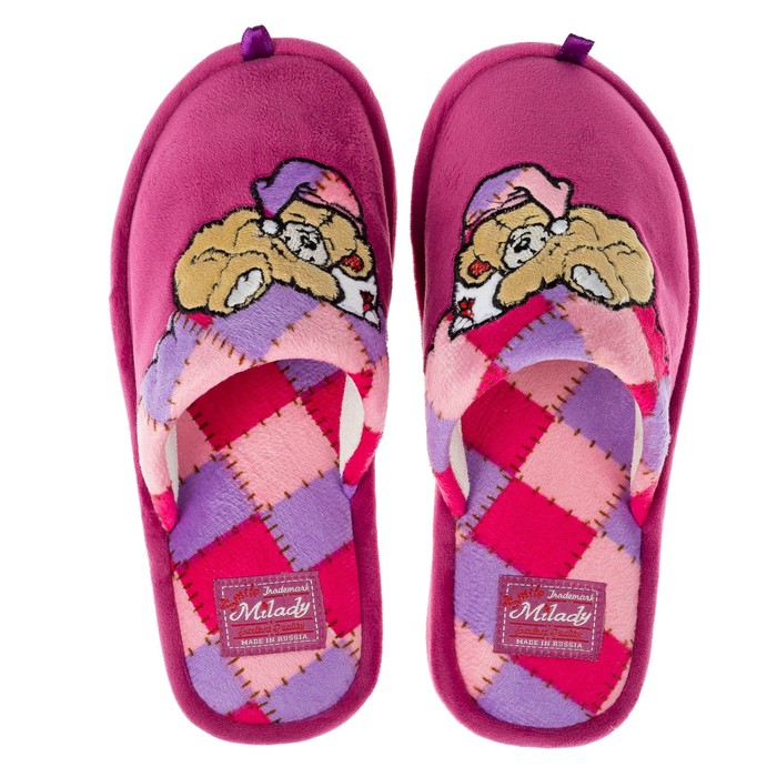 Туфли комнатные  женские арт. DW-C-8-103-06 (фиолетовый) (р. 38)