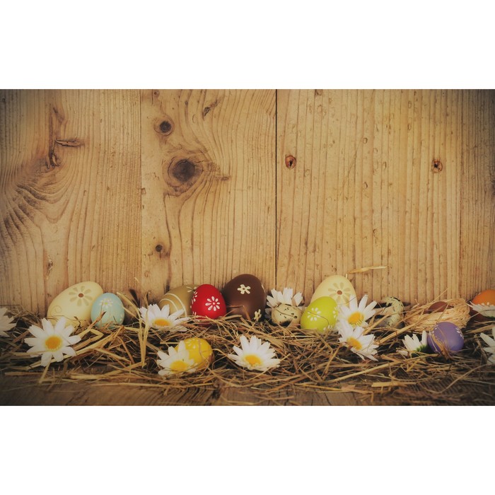 Фотофон винил "Пасхальный" стена+пол 80х125 см