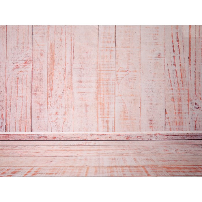 Фотофон винил "Белые состаренные доски" стена+пол 200х150 см