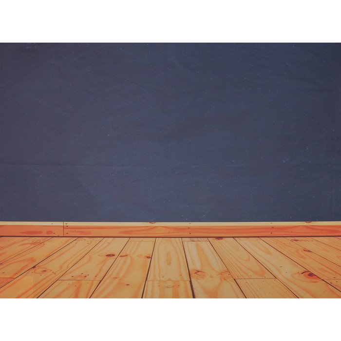 Фотофон винил "Графитная стена и дощатый пол" стена+пол 200х150 см