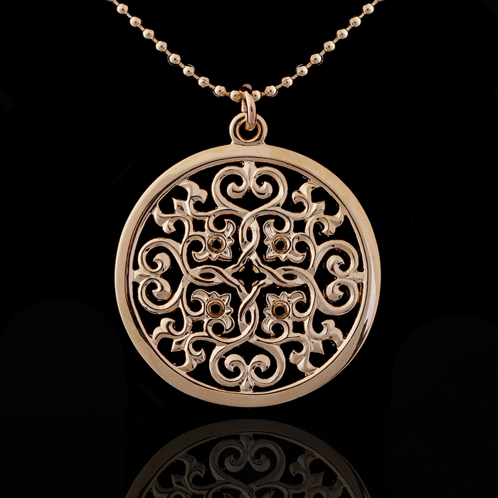 Кулон "Ниас", цвет золотой