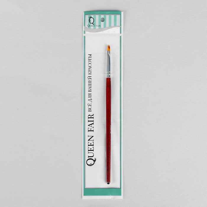 Кисть для дизайна "Луна", длина 18см, цвет коричневый