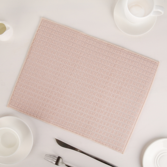 Коврик для сушки посуды 30х40 см, бежевый