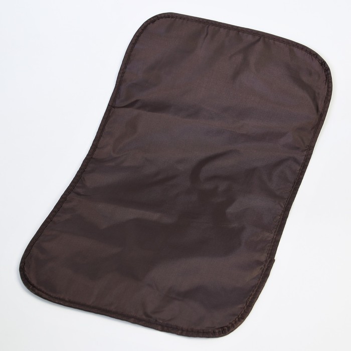 Сумка для мамы и малыша, с ковриком для пеленания и чехлом для бутылочки, цвет зелёный/коричневый