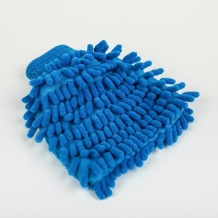 Варежка для уборки пыли и полировки TORSO, односторонняя, 17х13.5 см, МИКС