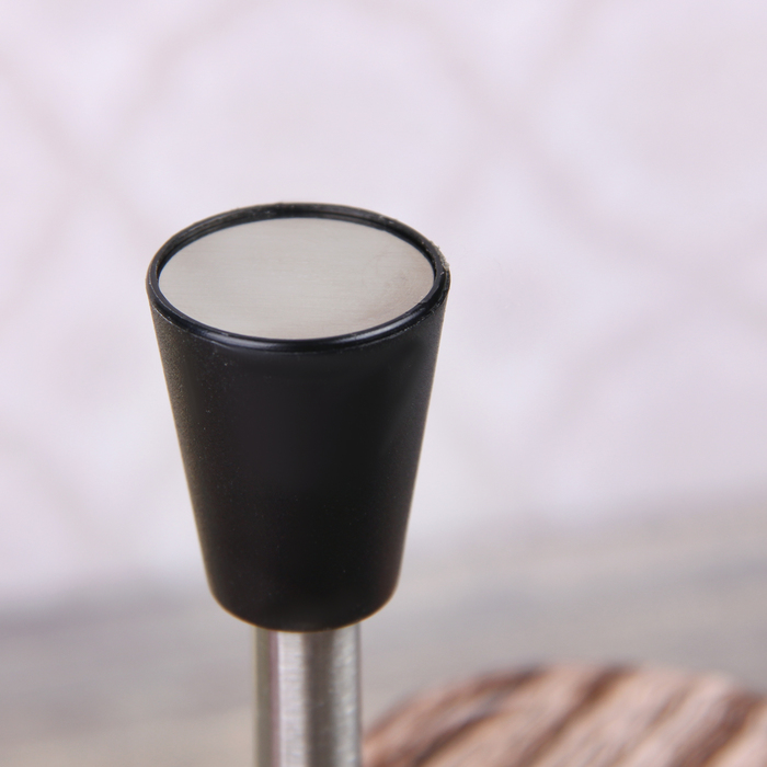 Набор для специй 130 мл "Модерн", 2 шт, цвет коричнево-белый