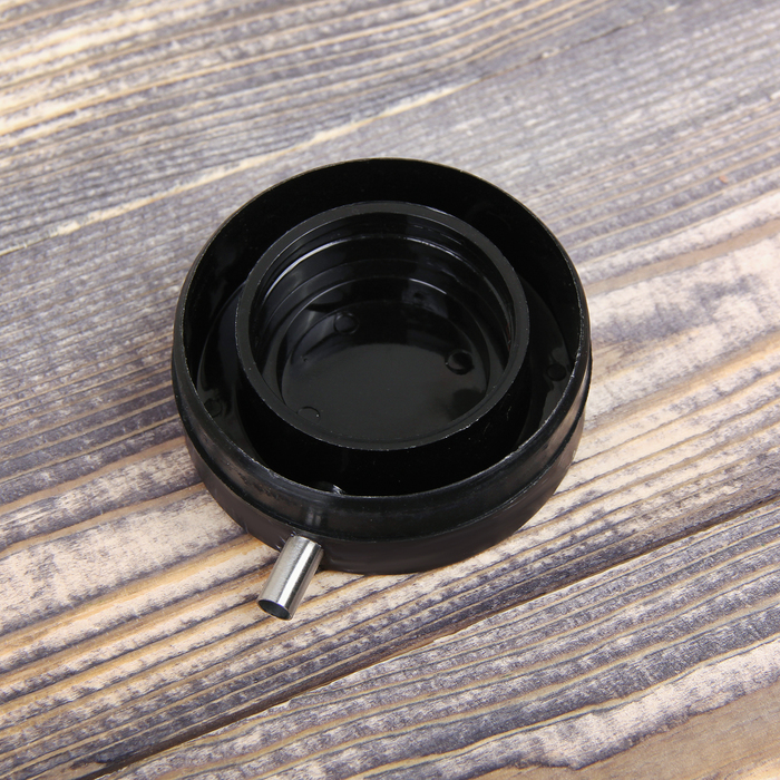 Набор бутылей для соуса и масла 370 мл "Модерн", 2 шт, на подставке, цвет черный