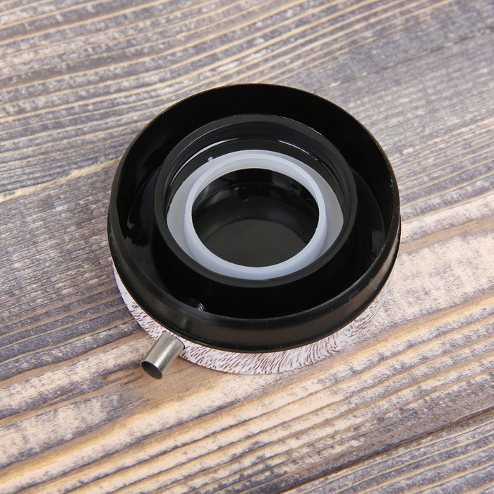 Набор бутылей для соуса и масла 370 мл "Модерн", 2 шт, на подставке, цвет белый