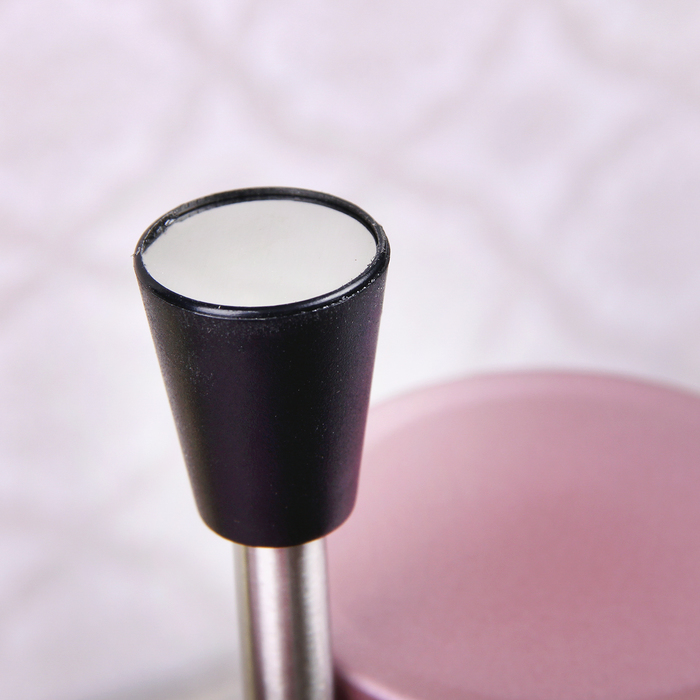 Набор бутылей для соуса и масла 370 мл "Модерн", 2 шт, на подставке, цвет розовый