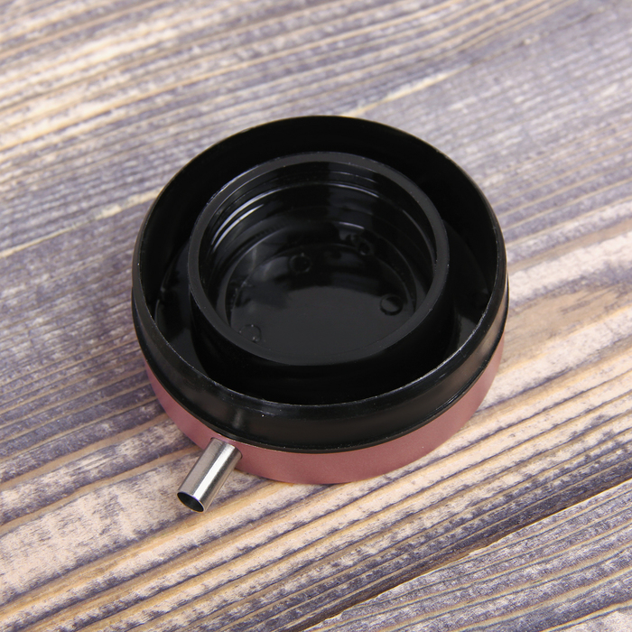 Набор бутылей для соуса и масла 370 мл "Модерн", 2 шт, на подставке, цвет розовый