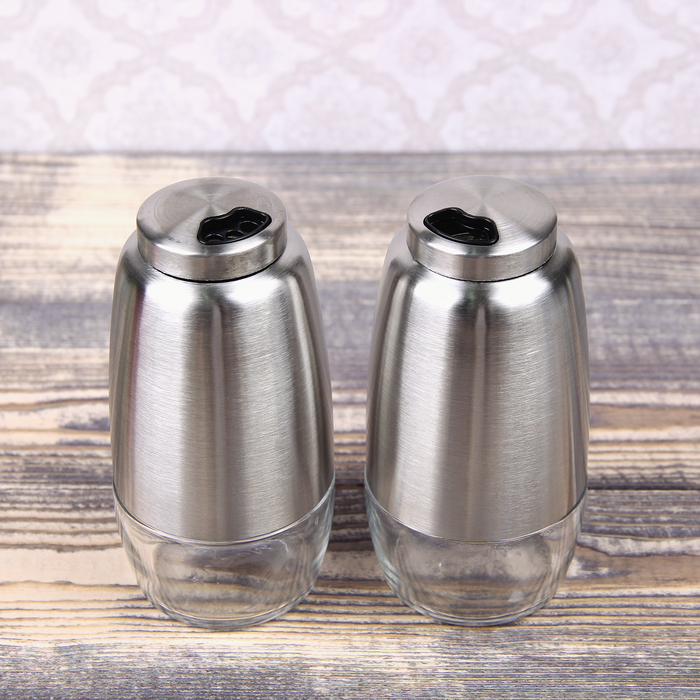 Набор для специй на подставке "Стиль", 4 предмета: соусники 330 мл, емкости для специй 160 мл