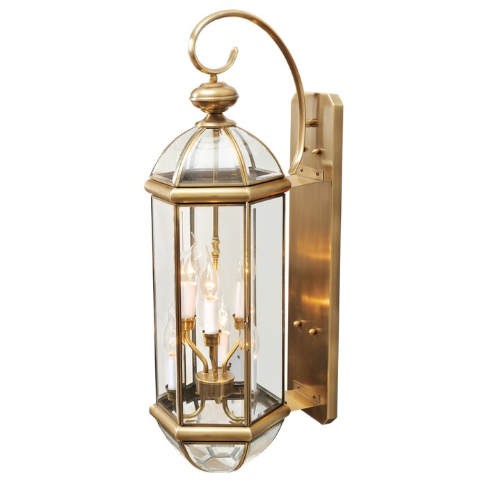 Бра "Мидос" 6x40W E14 латунь 80x25x31см