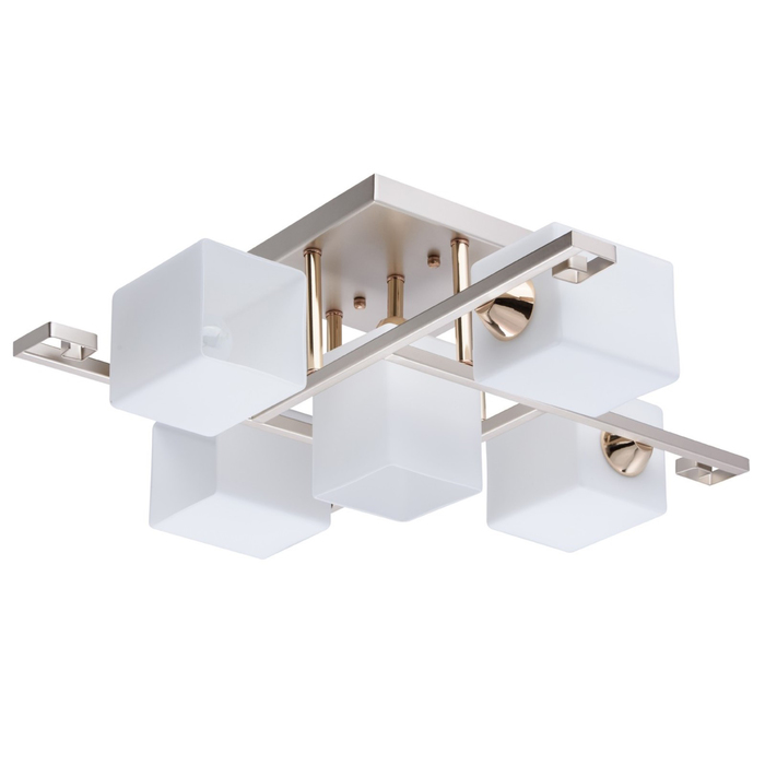 Люстра потолочная "Тетро" 5x60W E14 металлический 65x65x20см