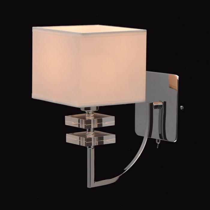 Бра "Прато" 1x40W Е14 хром 28x14x24см