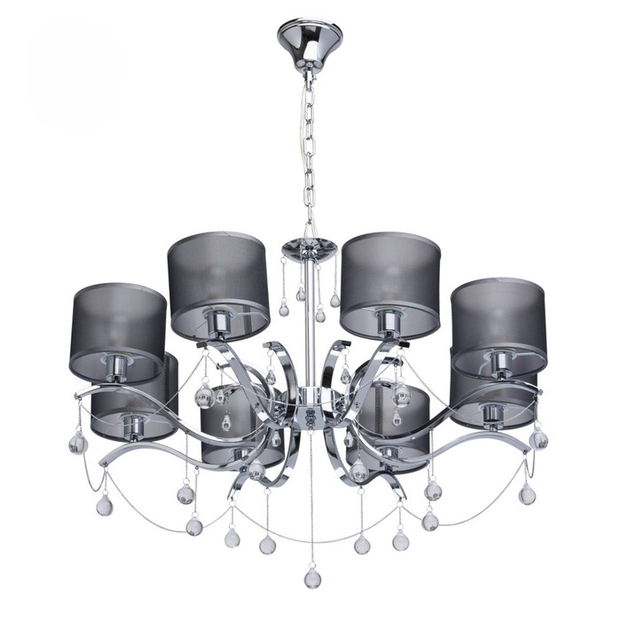 Люстра подвесная "Федерика" 8x40W E14 металлический 74x74x105см
