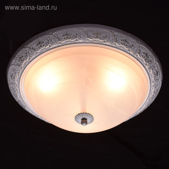 

Люстра «Ариадна» 3x60W E27 белый, золотистый 37x37x14см